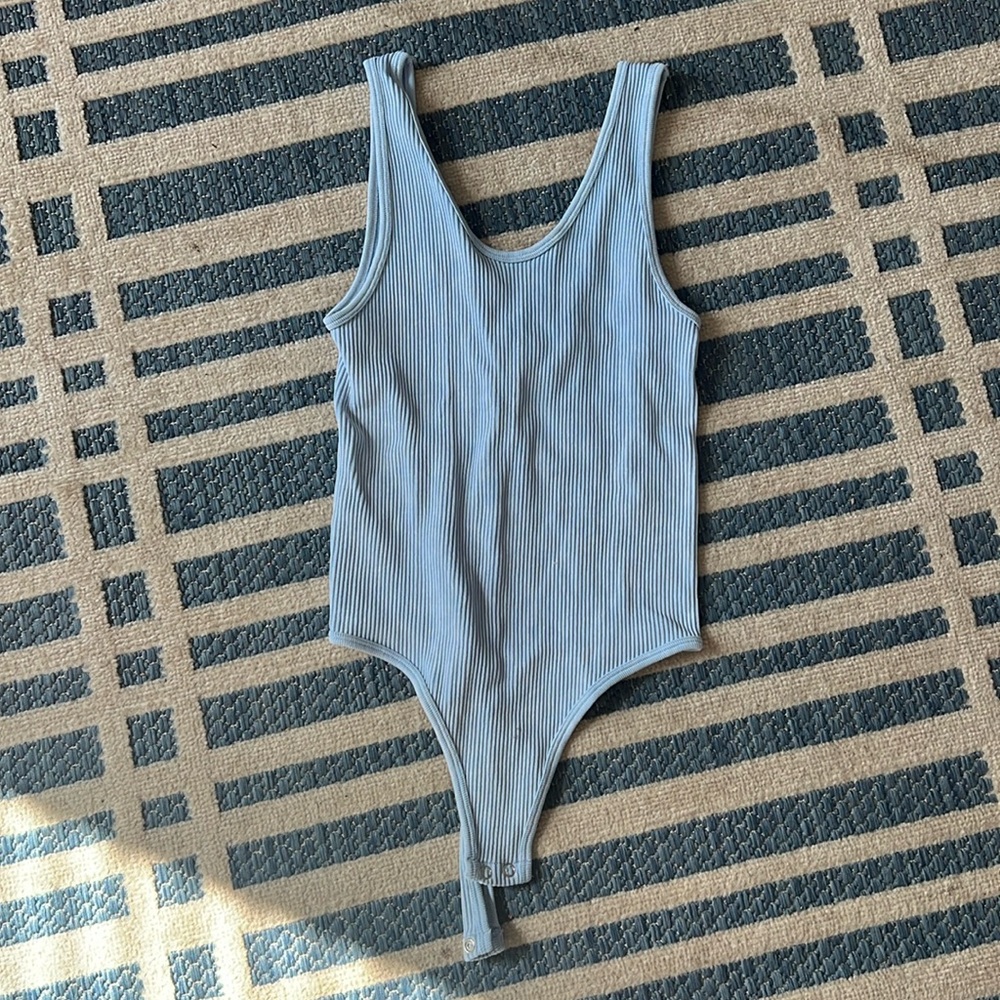 Light blue forever 21 body suit